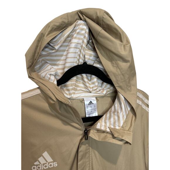 Adidas Tango Gold Windbreaker Running Training Athletic Jacket/Hooded Pullover - Picture 3 of 7
